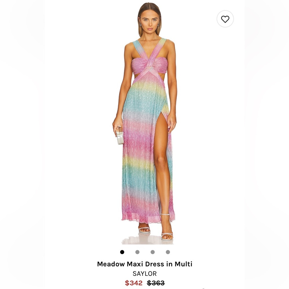 SAYLOR MAXI COLORFUL DRESS